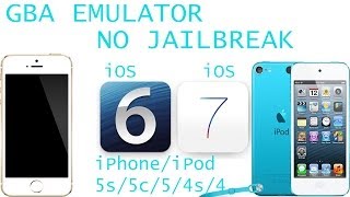 How To Install GBA Emulator on iPod Touch/ iPhone/ iPad  iOS 7, 6  NO JAILBREAK REQUIRED