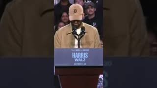 Eminem introduces Obama at Kamala Harris rally in Detroit #eminem #obama #kamalaharris #rally