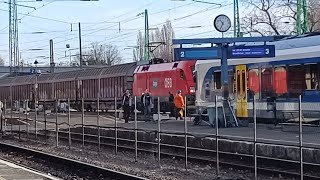 Rail Cargo Hungáriás obb-s Taurus áll be Pécsre