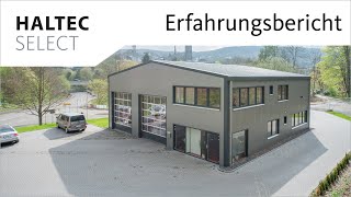 Werkstatthalle HALTEC SELECT für Kfz-Prüfstelle