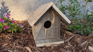 Birdhouse Build From Old Fence Board