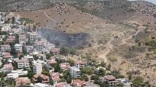 Φωτιά στο Πανόραμα Βούλας 11/7/21