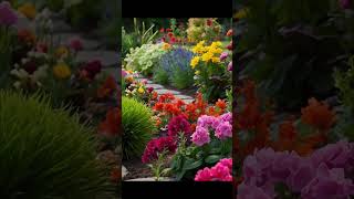 Beautiful Flower Garden Ideas ~ #flowers #garden #ideas #youtubeshorts