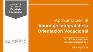 María Guadalupe Salom.Abordaje Integral de la Orientación Vocacional