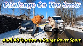 Audi A8 Sport Quattro vs Range Rover Sport (Subtitles EN, SP, PL, TR)