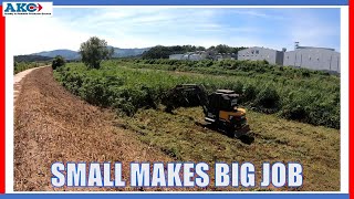 Summer Forest Land Cleaning Mulcher