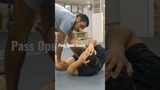 How to Pass Open Guard with Cradle #nogi #bjj