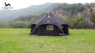 TOMOUNT Black Circus Tent / TOMOUNT Schwarzes Zirkuszelt