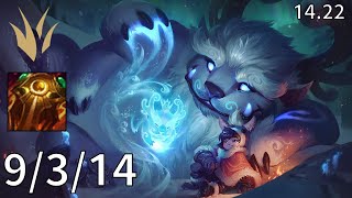 Nunu & Willump Jungle vs Warwick - EUW diamond | Patch 14.22