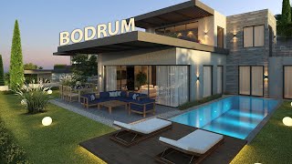 Bodrum Gümüşlük Satılık Deniz Manzaralı Delux Villa #K2031