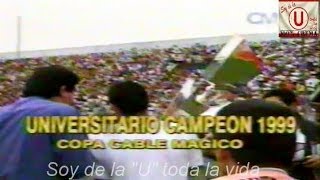 Universitario Campeón 1999 en Matute Vuelta Olímpica Celebración