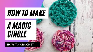 Magic Circle Crochet Tutorial | HOW TO CROCHET FOR BEGINNERS | Easy and Slow Instructions