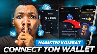 Connect Ton Wallet To HamsterKombat | HamsterKombat Airdrop Listing