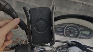 Motorbike smartphone holder