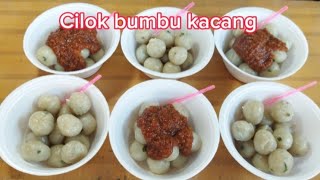 Cara bikin cilok yang empuk dan bumbu kacang yang enak