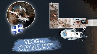 JOURNÉE AU CHALET AVEC NOS AMIS QUÉBÉCOIS ☼ | VLOG - CAMILLE D