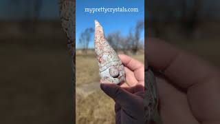 Pink Ocean Jasper Gnome