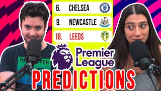 OUR 22/23 PREMIER LEAGUE PREDICTIONS 😱