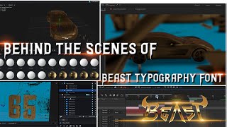 Behind The Scenes OF Beast Typography Font | Phoenix Look