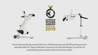 Premio  Special Mention  en el German Design Award 2019 para MOTOmed loop y MOTOmed layson