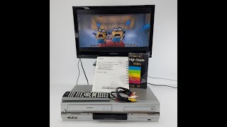 Showcasing The Toshiba SD-V594SU DVD VCR Combo Player VHS Tape Recorder Working! For Sale on eBay!