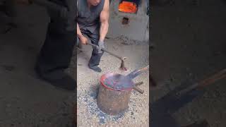 Работа в кузнице / Work in the blacksmith shop ⚒️