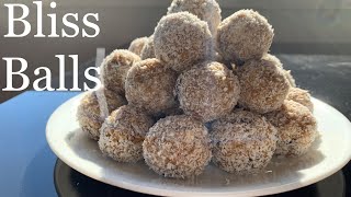 Bliss Balls Recipe/No bake Energy Bites/Dates Nuts & Dry Fruits/Easy Sweet Recipe/Satvik Food Recipe