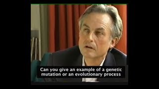 richard dawkins stumped by creationists' question XD