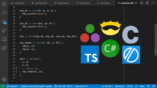 Overloading and/or (Multi) Methods in Julia, C, Odin, Nim, C#, & TypeScript