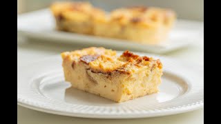 How to make bread pudding (ပူတင်းပေါင်မုန့်)