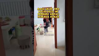 Bocah Kecil Semangat Berburu Ampau