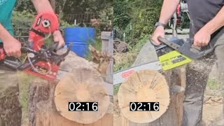 Supercharged vs Stock Poulan chainsaw 4620 205 2500 2900