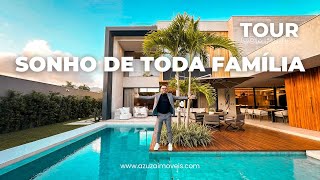 MANSÃO DE R$18.900.000 | Casa à venda no condomínio Santa Mônica Jardins | Azuza Imóveis