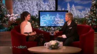 Selena Gomez on The Ellen DeGeneres Show - Dec. 11 2009 (HQ)