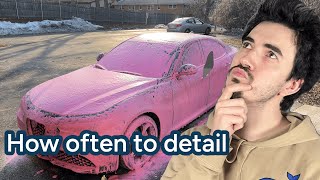 How often should you detail your car?