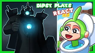 🌈 TITAN CAMERA IS BACK  - SKIBIDI TOILET | Dipsy Reacts: Skibidi Toilet New Seasons (50-1)