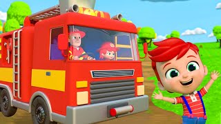 Wheels on the Fire Truck + More Nursery Rhymes & Children Songs