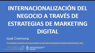 Internacionalización del negocio a través de estrategias de marketing digital