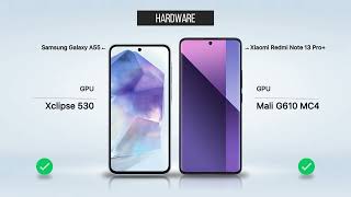 Samsung A55 vs Redmi Note 13 Pro Plus