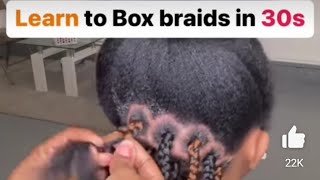 For first time learners only/ learn easy way how to do braiding 💕