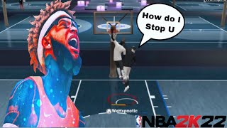 My 2way Iso Finisher CANNOT BE STOPPED IN THE STAGE 1v1 COURT IN NBA 2k22!!!