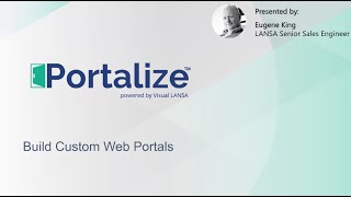 Build Custom Web Portals