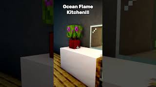 minecraft: an ocean flame kitchen in minecraft!!!🔥😱#minecraft #shorts