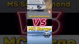 MS Sea Diamond VS MC Barge