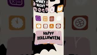 *Halloween* iphone ios 14 home screen ideas  set up halloween themes for your phone