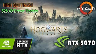 RTX 3070  | Hogwarts Legacy | Ryzen 5 5600 | 1080P Benchmark | High Settings