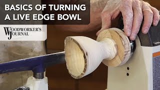 Turning a Natural Edge Bowl | Woodturning Project