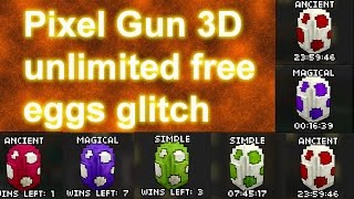 Pixel Gun 3D - unlimited free eggs glitch