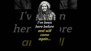 Bob Marley's Quote on Living in the Present Moment #shorts #quotes #bobmarley #life