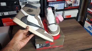 Travis Scott Jordan 1 High Best Version Available Cross Da Water Review!!